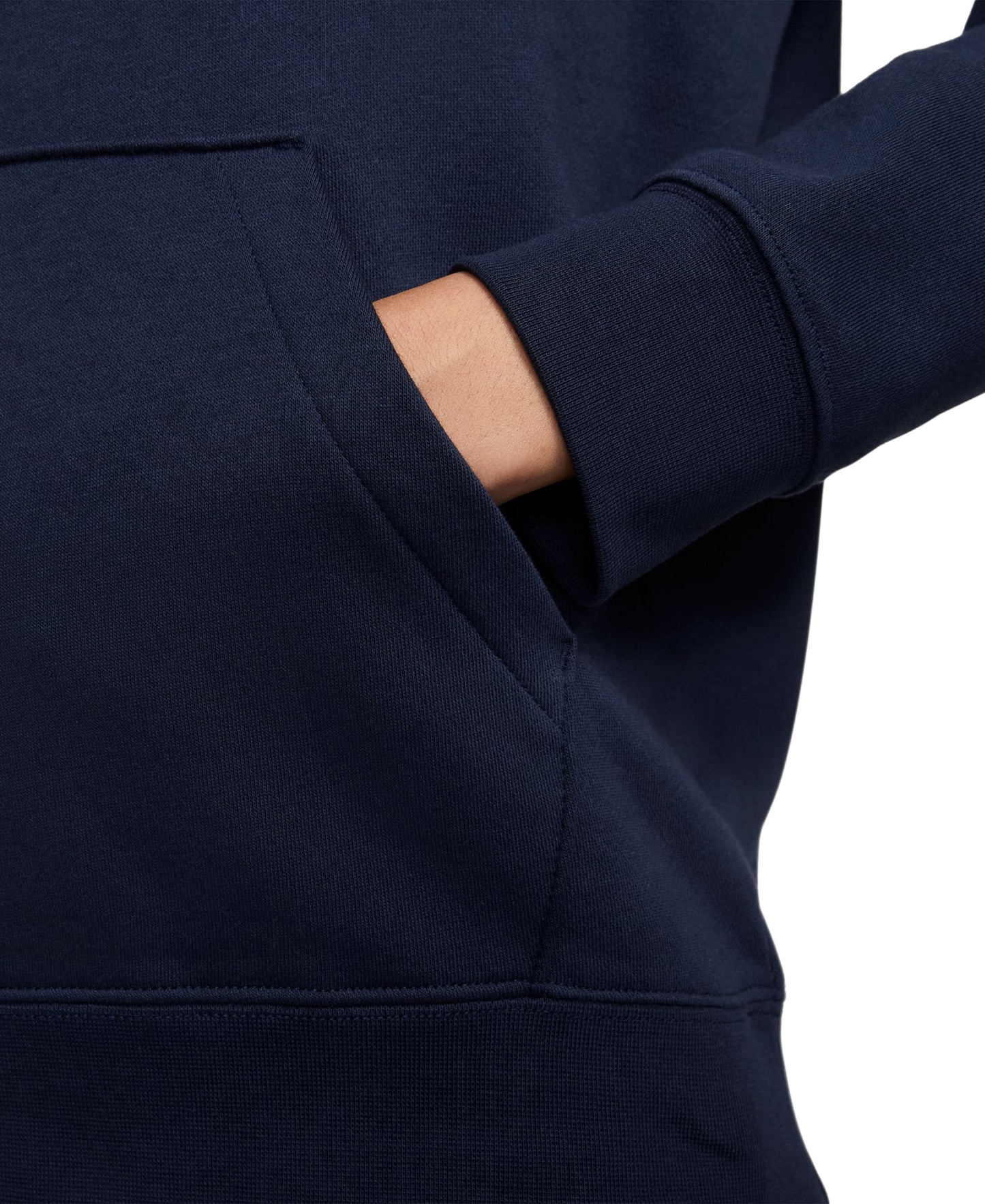 Nike Women's Sportswear Club Fleece Pullover Hoodie - Obsidian/white