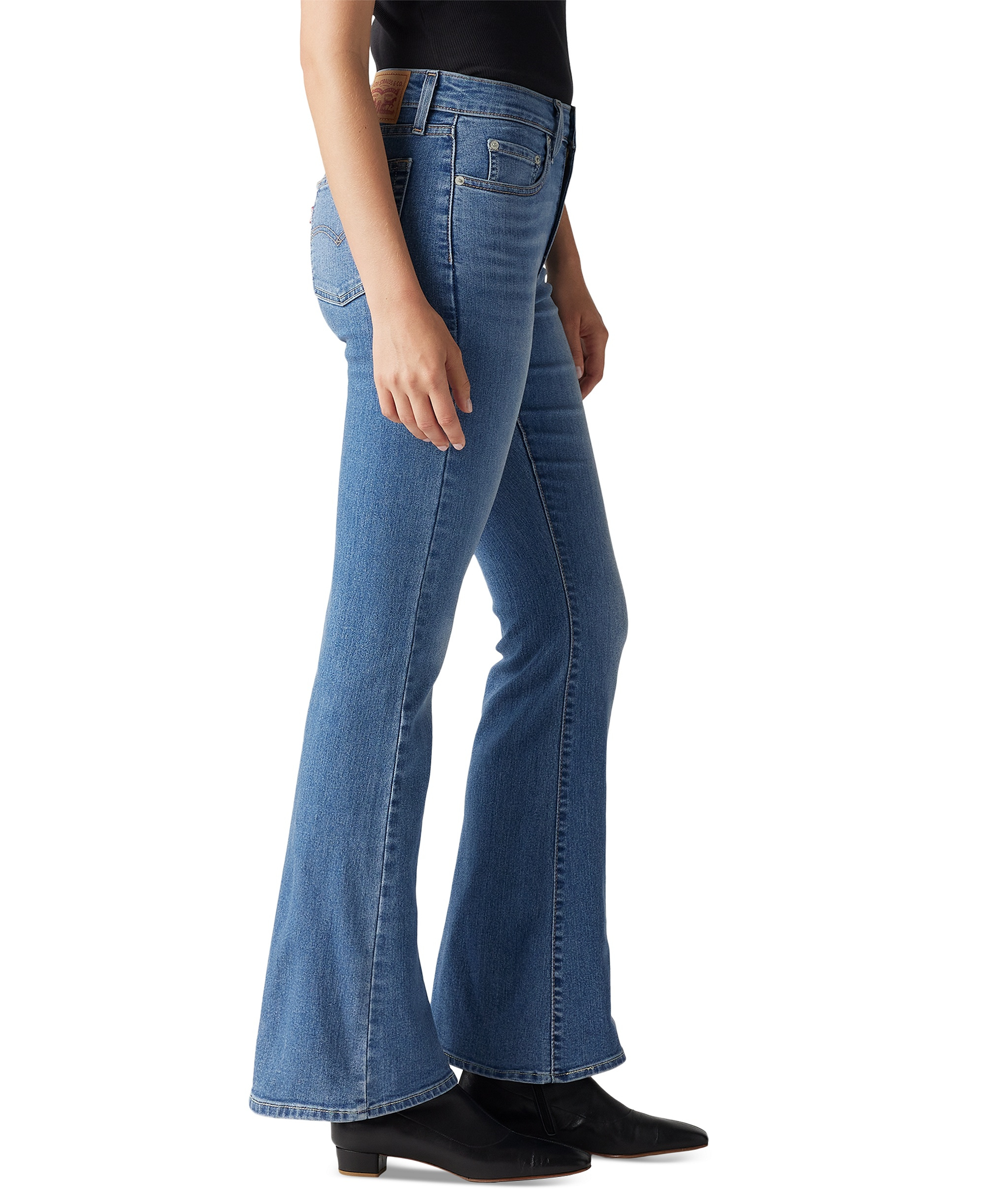 Levi's Women's 726 High-Rise Slim Fit Flare Jeans - Eternal Indigo Mid