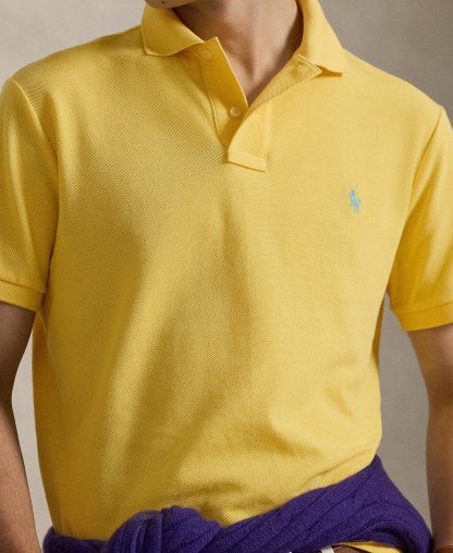 Polo Ralph Lauren Men's Classic-Fit Cotton Polo Shirt - Sunfish Yellow