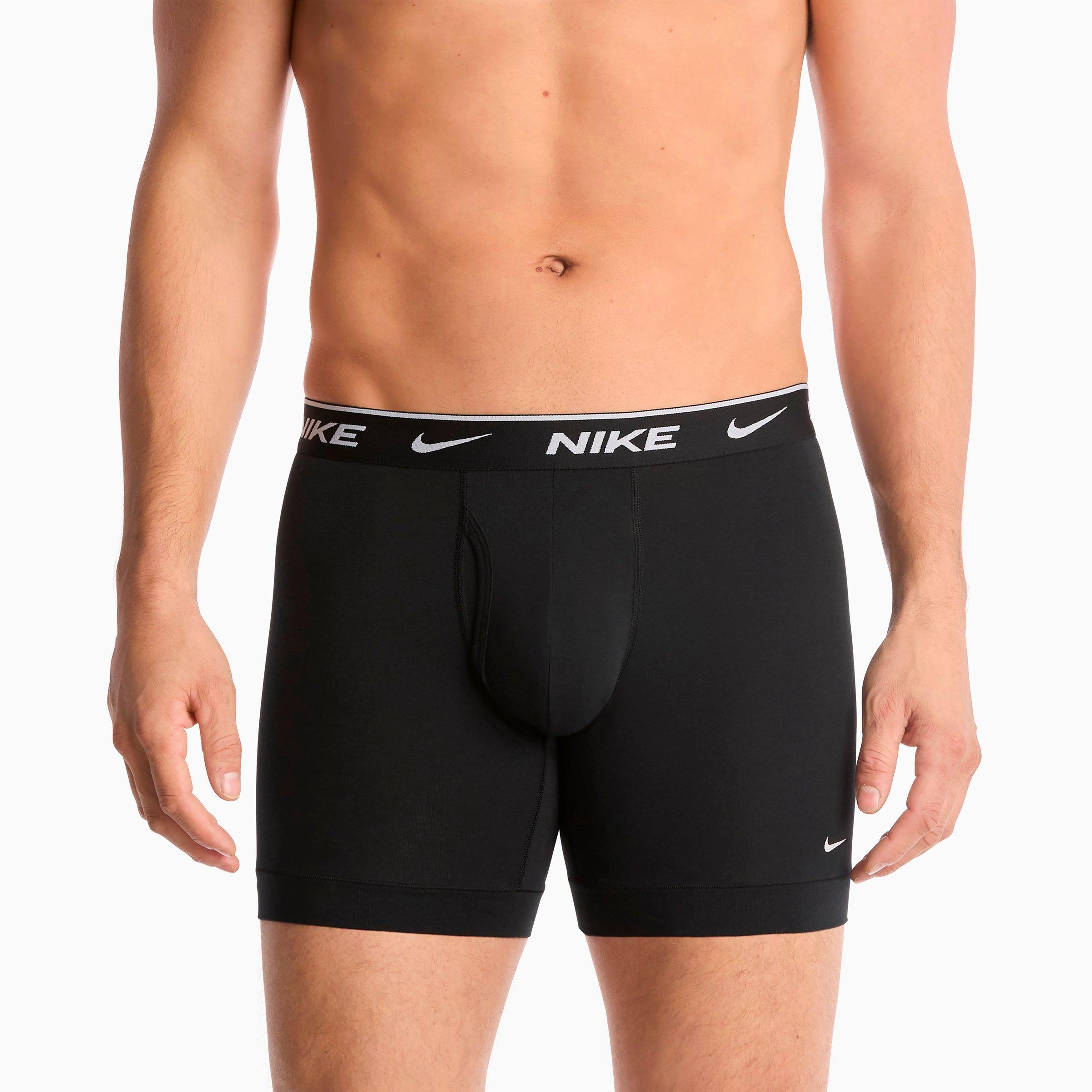 Men's Nithtke Stretch Cotton Boxer Briefs (3-Pack) - Black/Black/Black (KE1276-001)