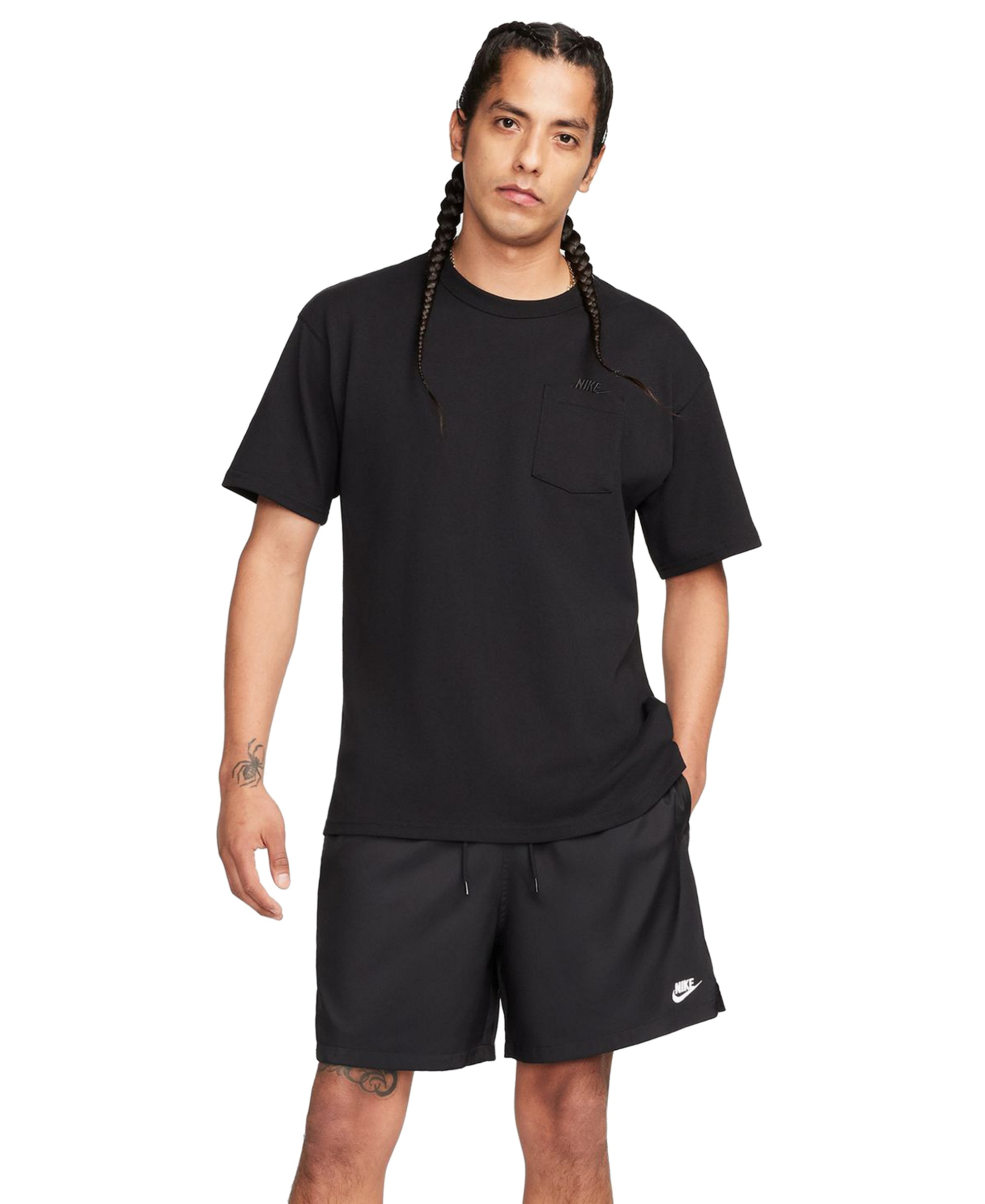 Nike Men's Club Flow Relaxed-Fit Drawstring Shorts - Black