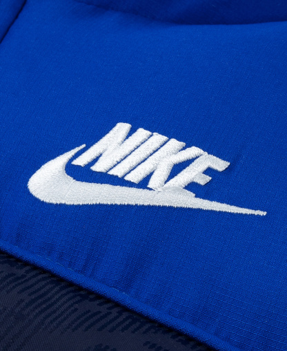 Nike Boys' 4-7 Jacquard Logo Mixed Media Puffer Jacket - Game Royal