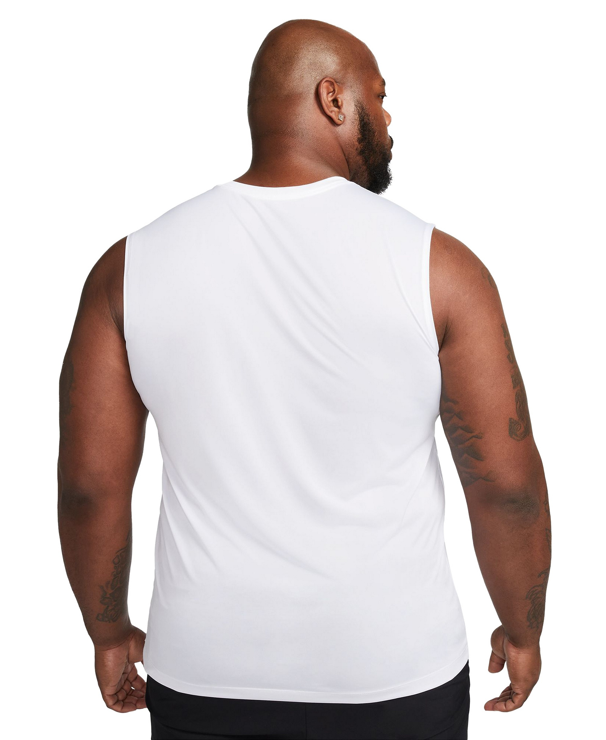 Nike Men's Legend Dri-FIT Sleeveless Fitness T-Shirt - White/Black