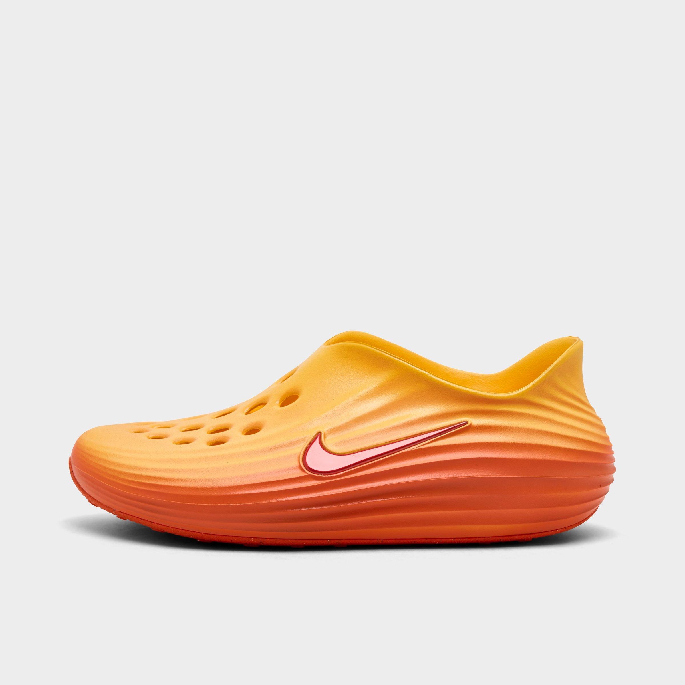 Men's Nithtke ReactX Rejuven8 Recovery Casual Shoes - Part 1 - Topaz Gold/Turf Orange/Light Crimson - Left shoe facing left. Outside of the shoe.