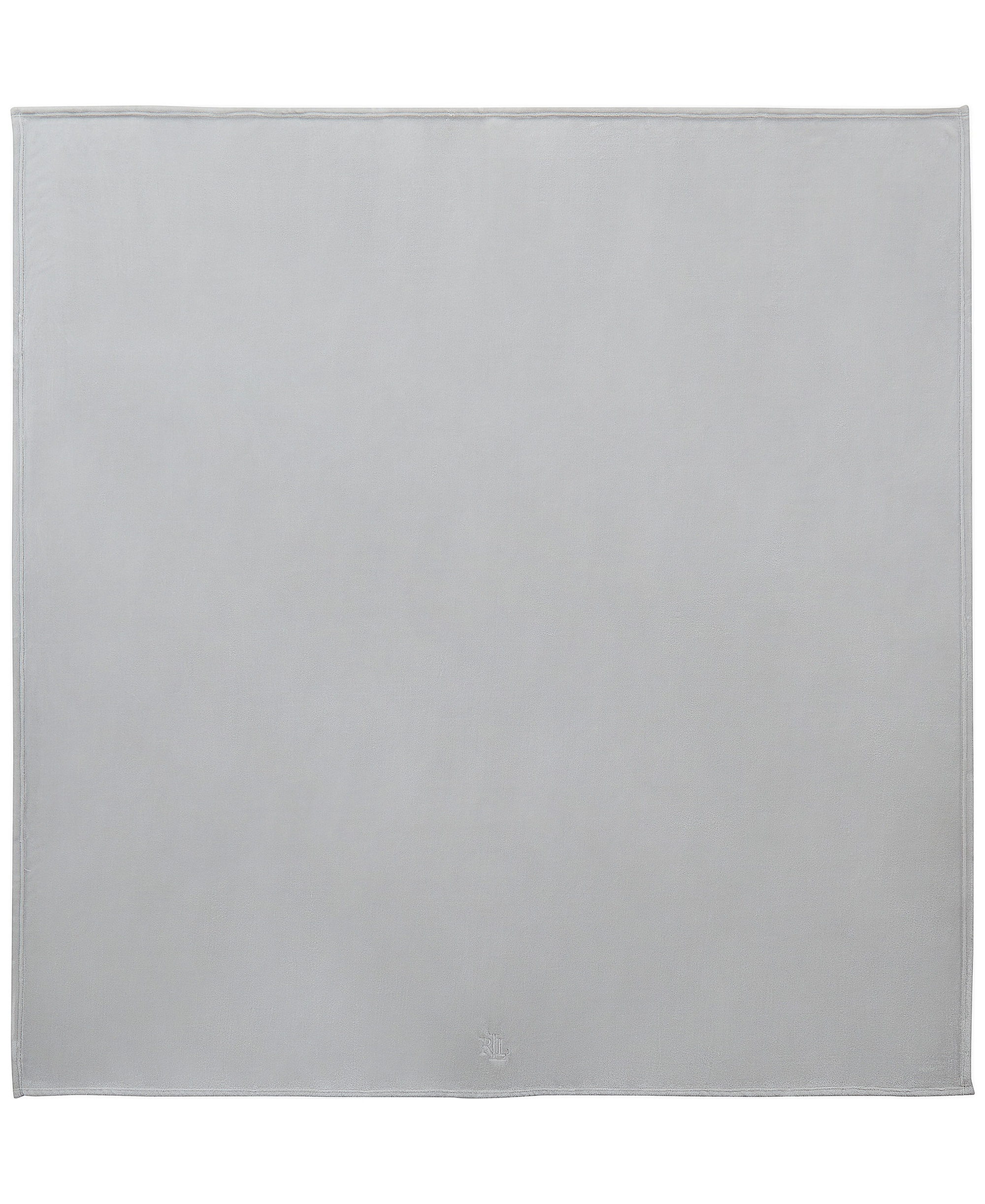 Lauren Ralph Lauren Micromink Plush Blanket, Twin - Grey