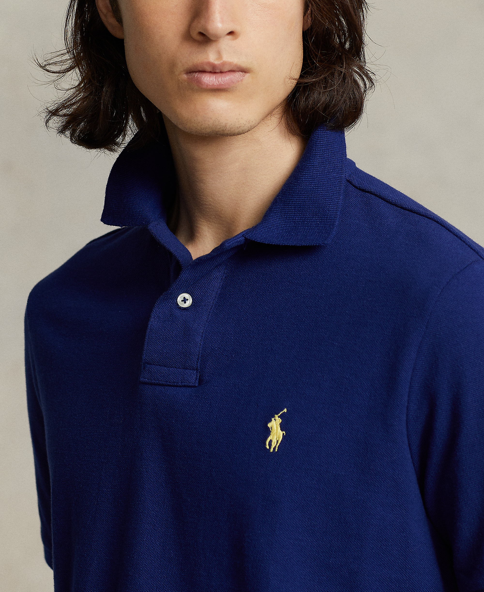 Polo Ralph Lauren Men's Classic-Fit Mesh Polo Shirt - Fall Royal