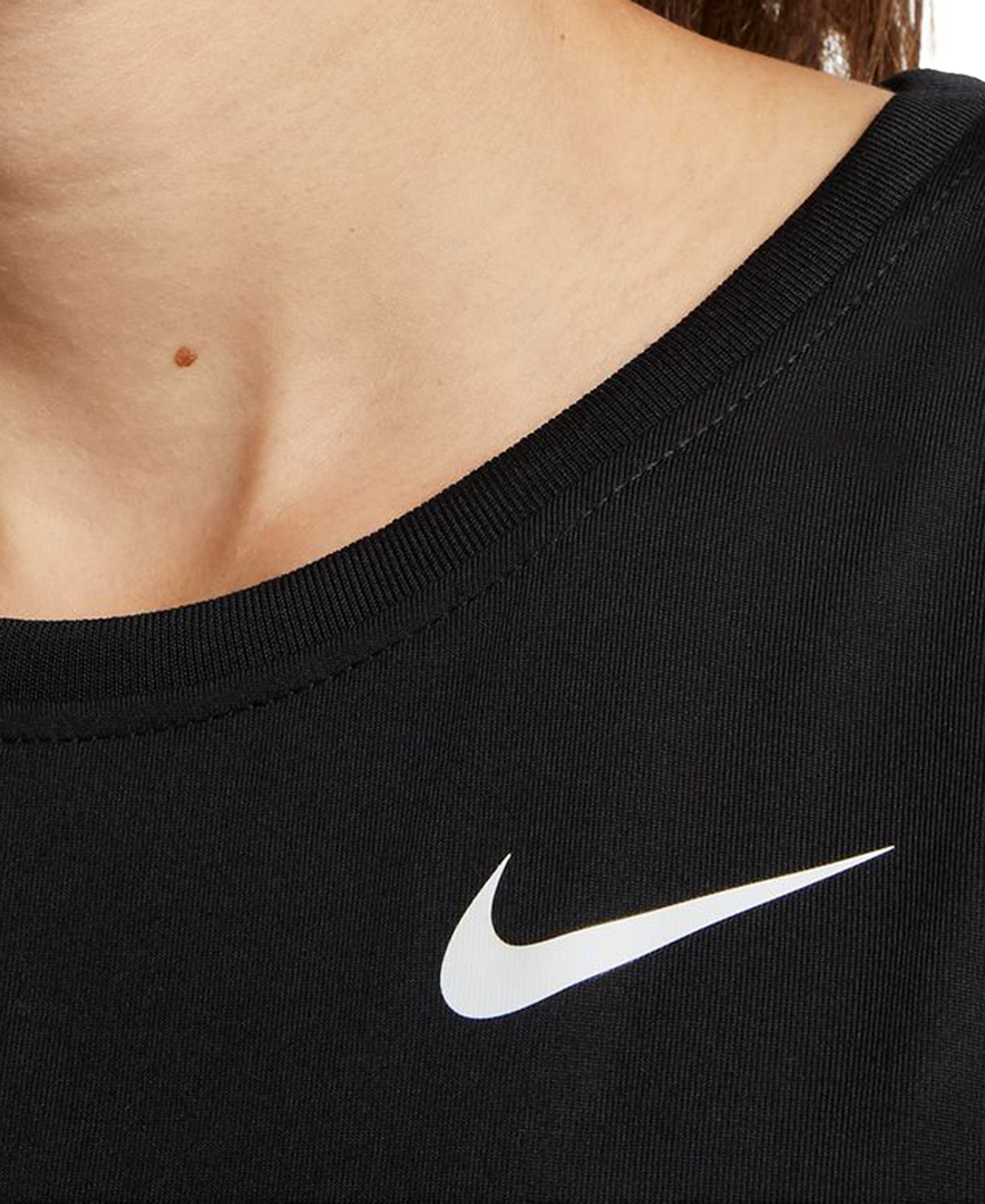 Nike Women's Dri-FIT Training Tank Top - Black/White