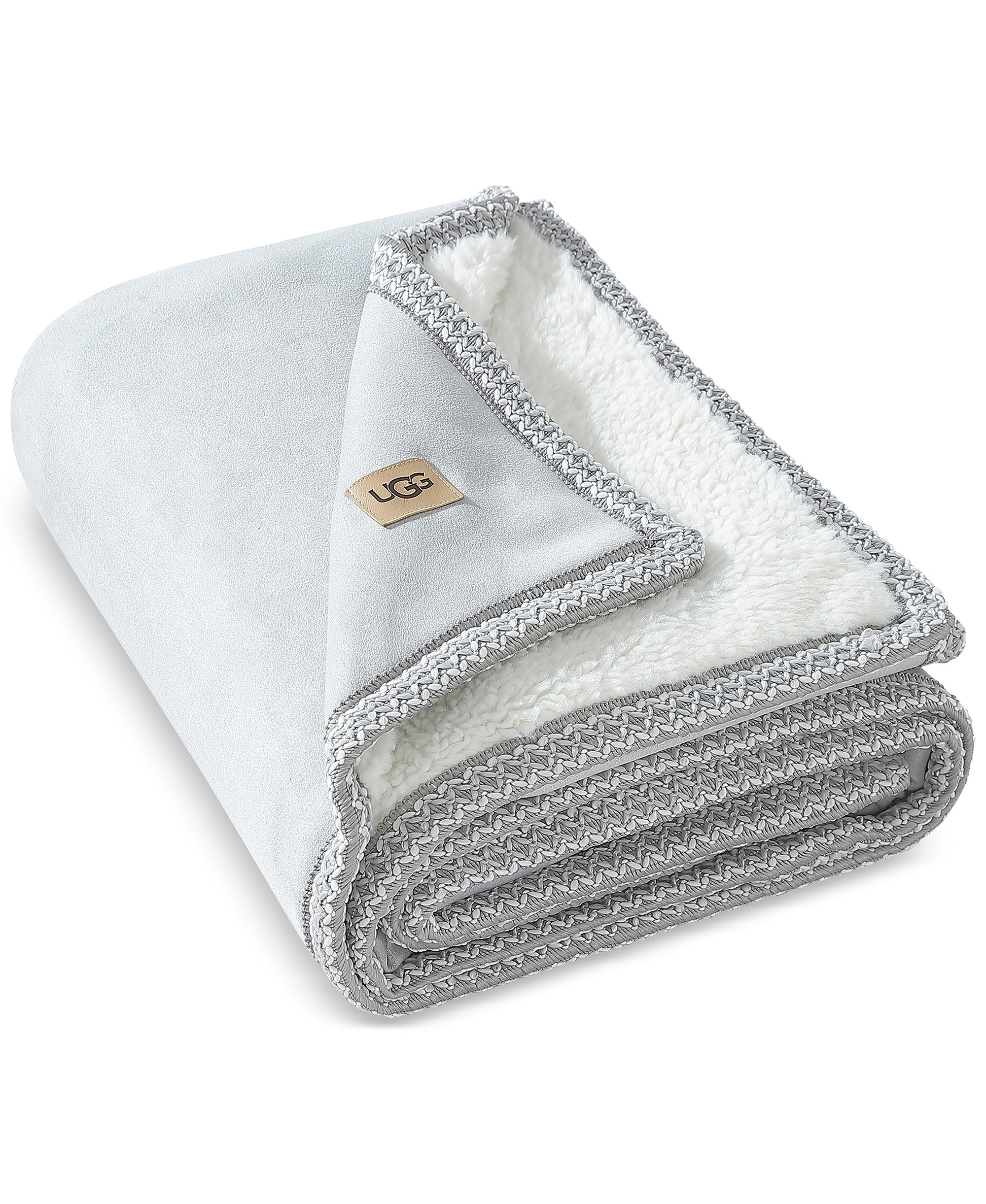 Kirkwood UGG Braid Throw, 50" x 70" - Gray violet