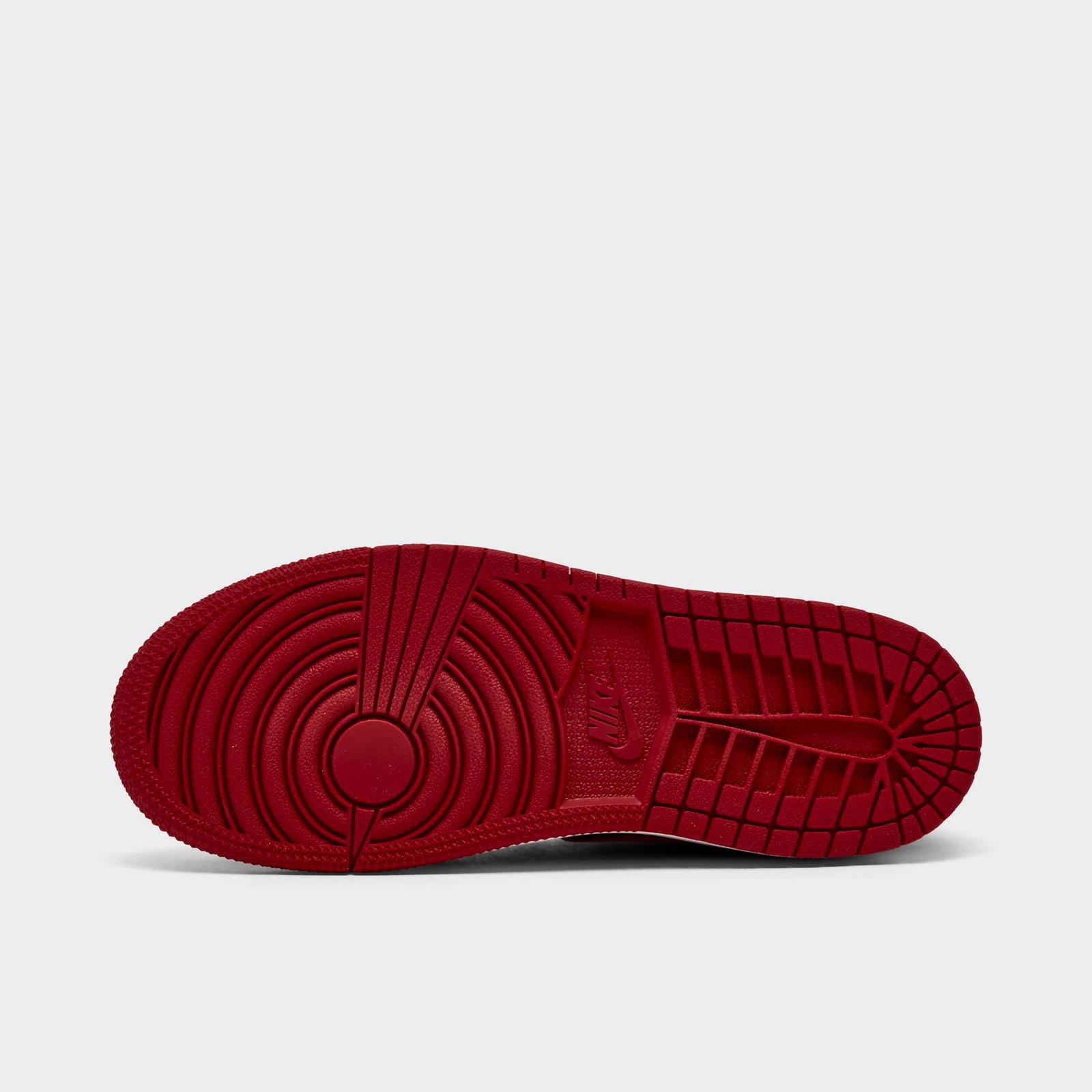 Little Kids' Air Jordan Retro 1 Low OG Casual Shoes - Black/Varsity Red/Summit White - view 6