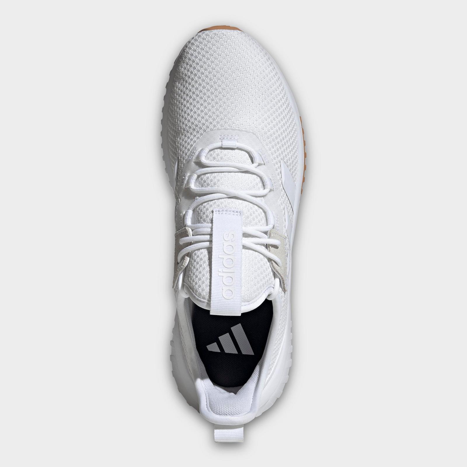 Men's adidas Kaptir 4.0 Casual Shoes - White/White/Crystal White - view 5