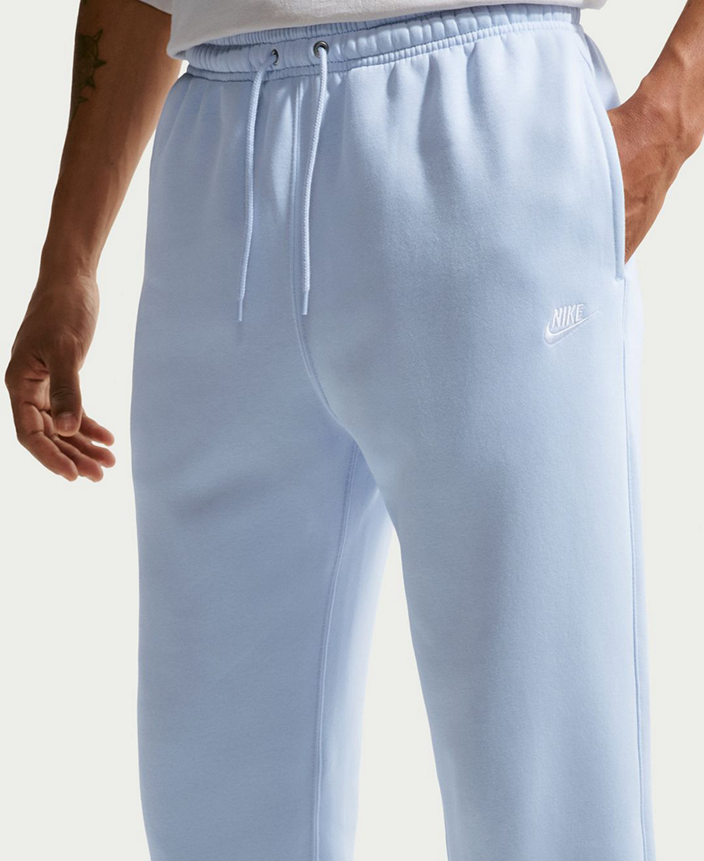 Nike Men's Sportswear Club Drawstring Jogger Pants - Hydrogen Blue/White