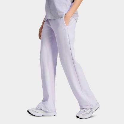 Women's adidas Sportswear Essentials Small Logo Feel Cozy Open-Hem Pants - Frozen Purple/White