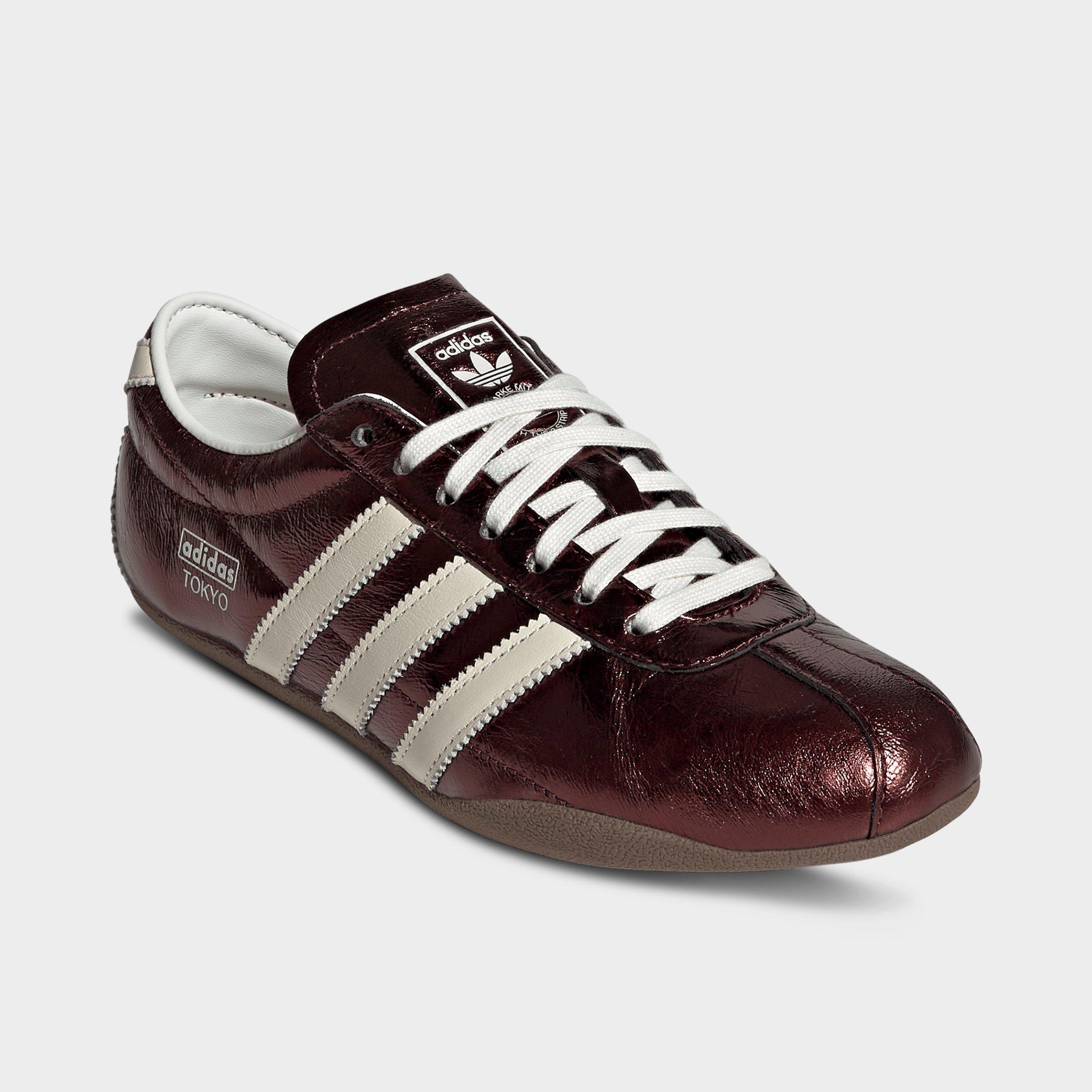 Women's adidas Originals Tokyo Casual Shoes - Part 2 - Maroon/Off White/Gum - Both shoes facing left