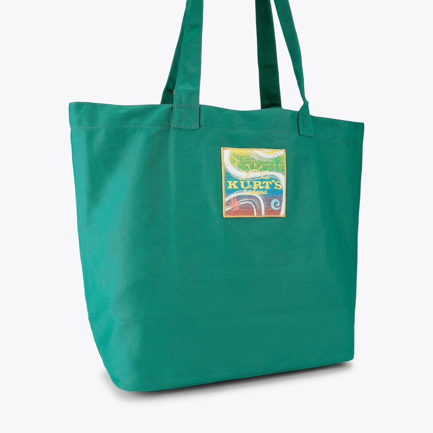 Kurt Geiger London Kurt's Cabana Large Kurt Tote Bag - Green - view 4