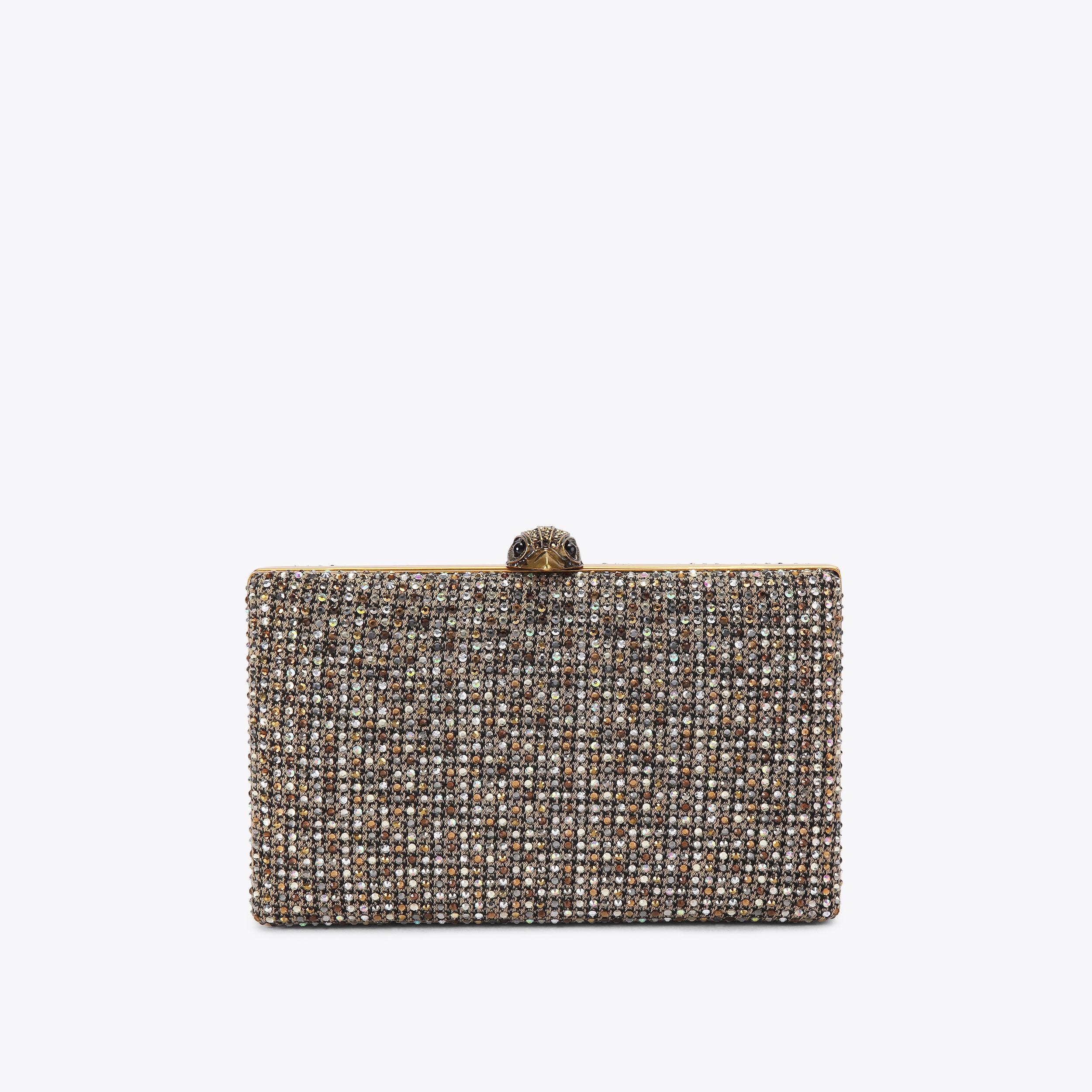 Kurt Geiger London Crystal Kensington Clutch - Beige