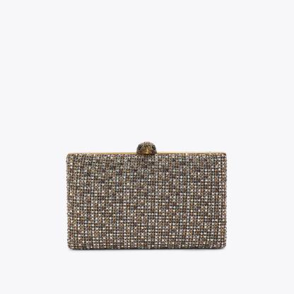 Kurt Geiger London Crystal Kensington Clutch - Beige