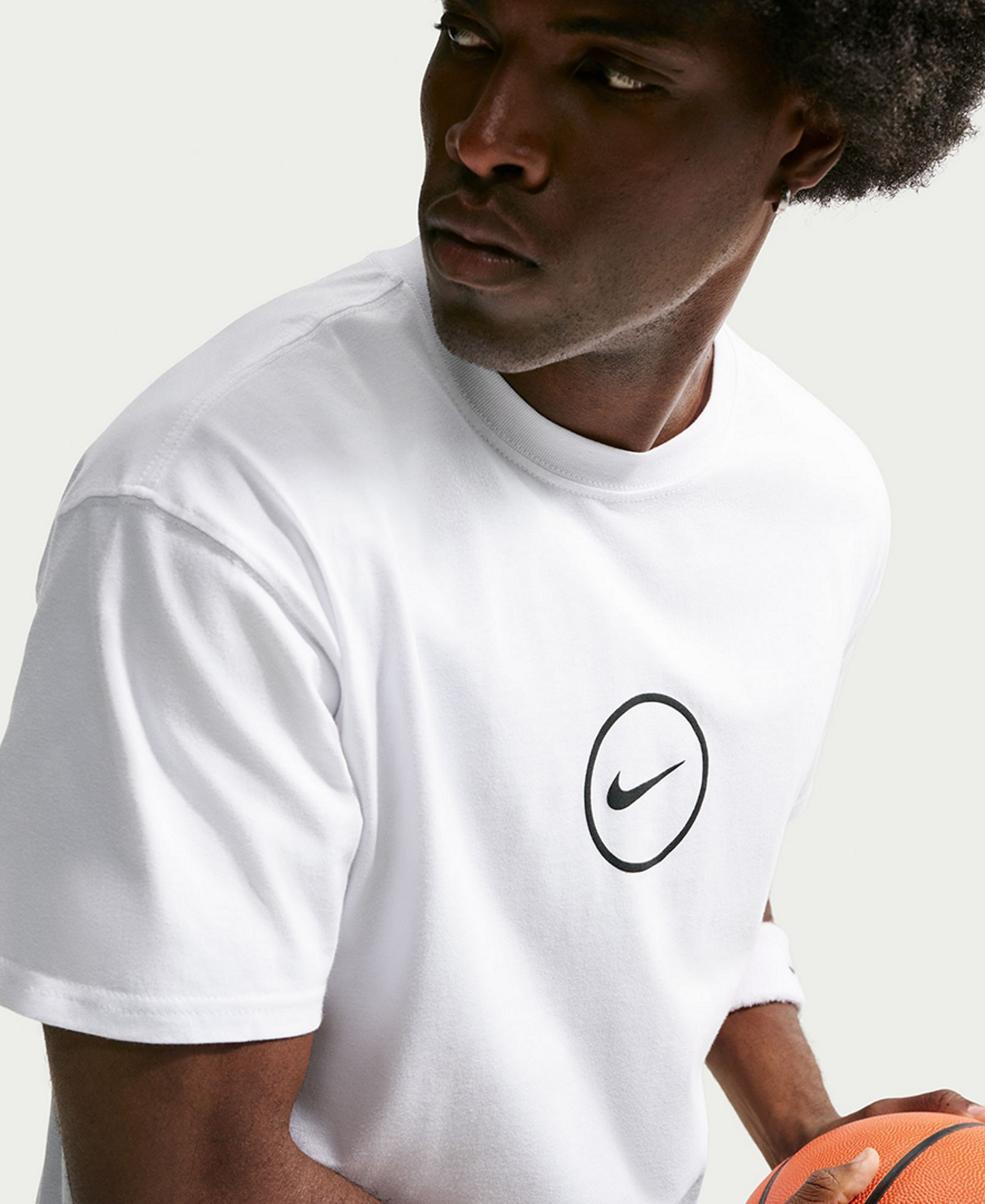 Nike Men's Basketball Short-Sleeve T-Shirt - White