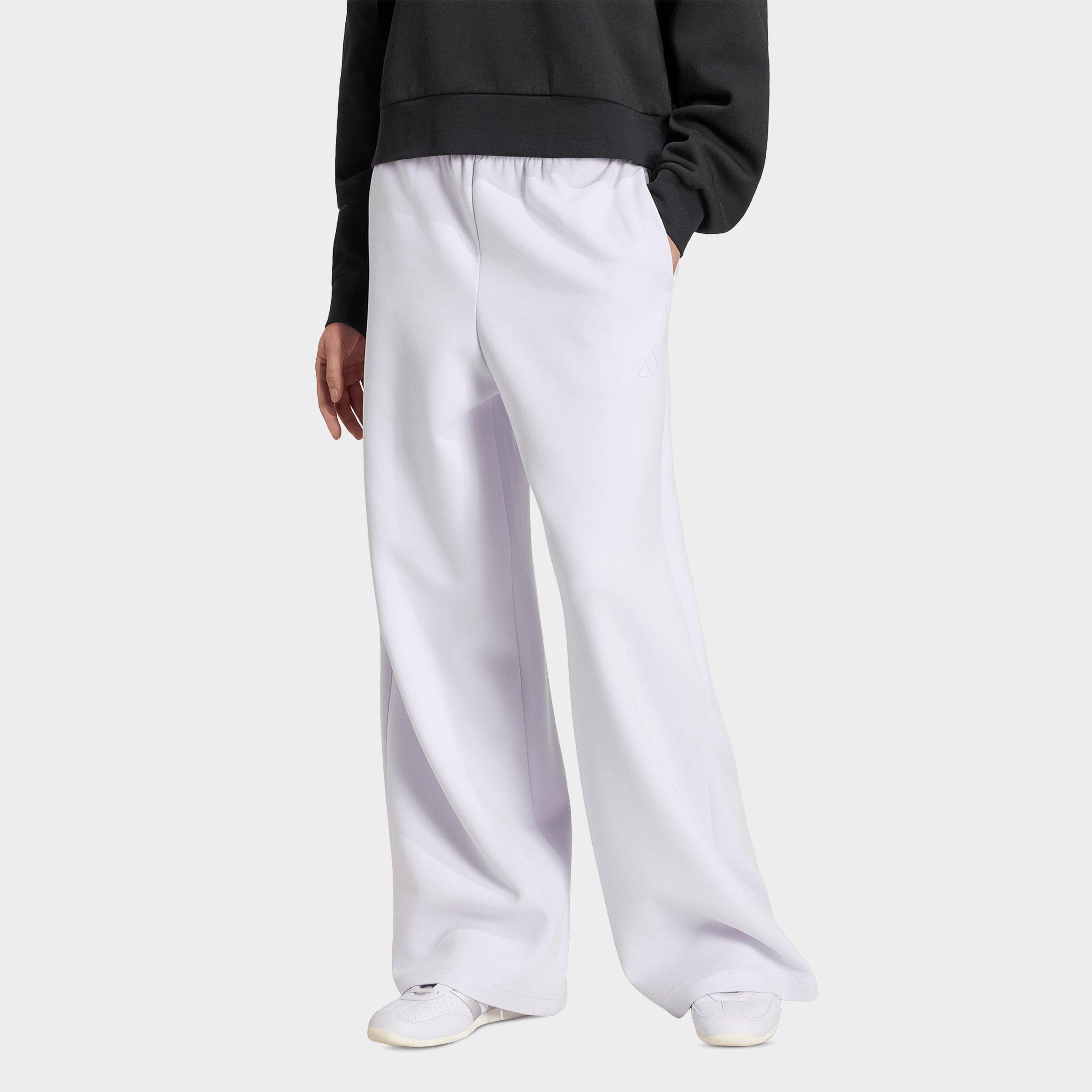 Women's adidas Sportswear Soft Lux Straight Leg Pants - Frozen Purple