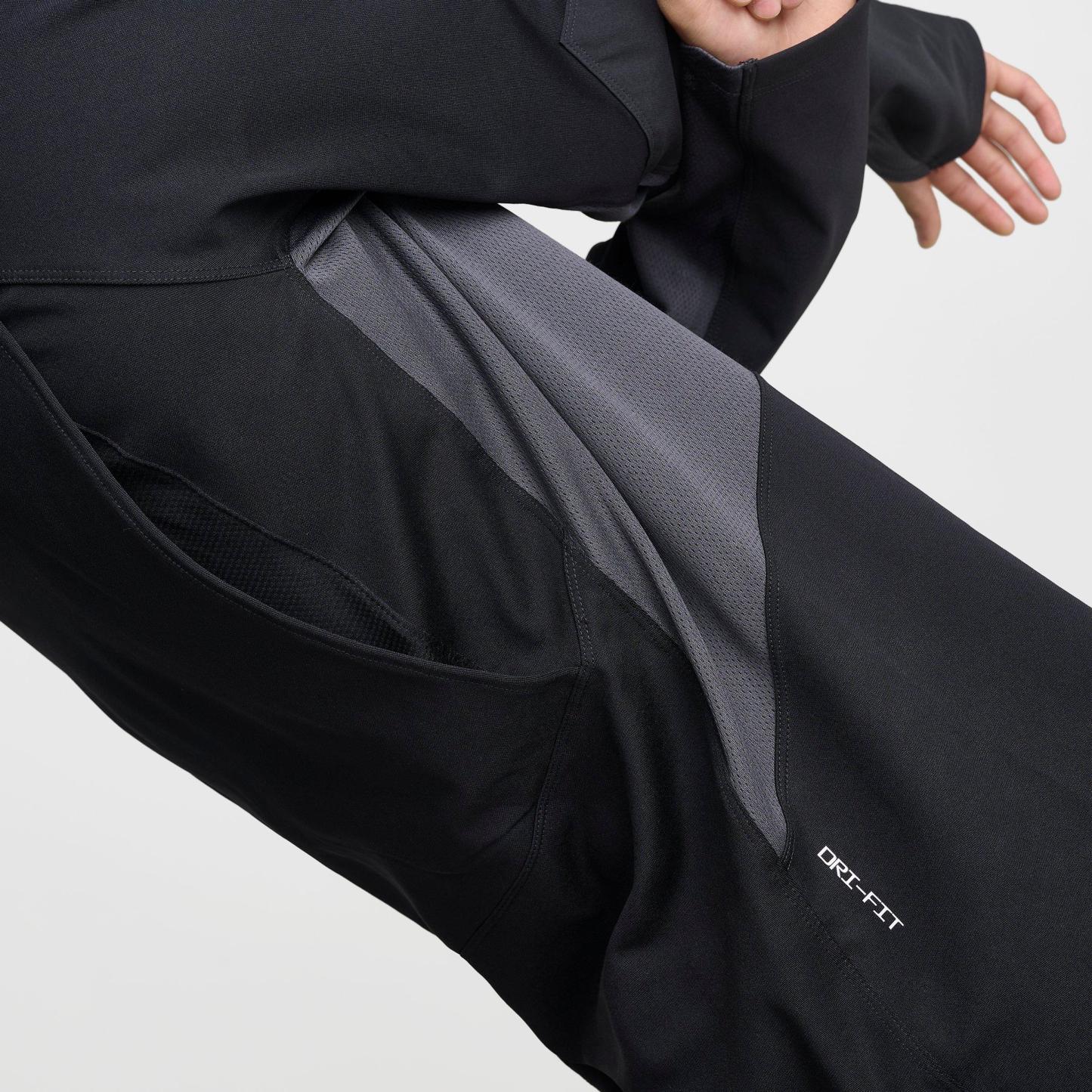 Men's Nithtke Pro Dri-FIT Mid-Layer Pullover Training Hoodie - Black/White