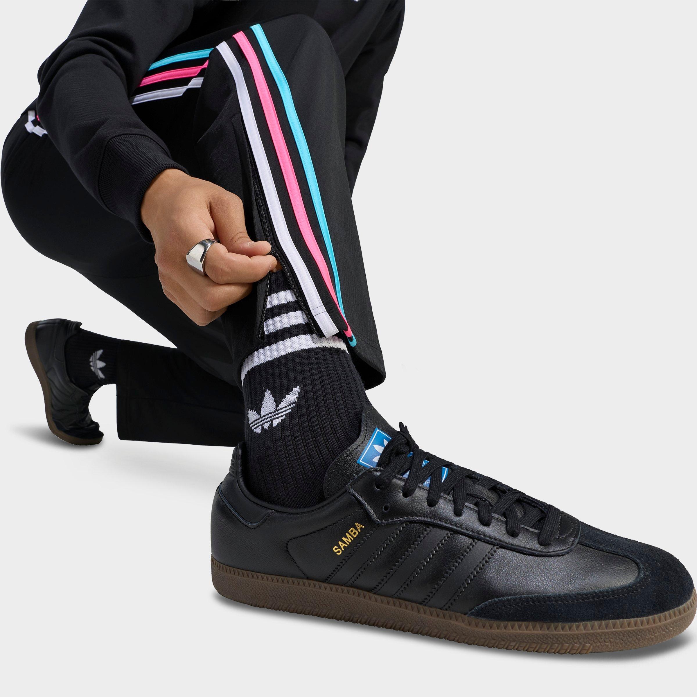 Men's adidas Originals adicolor Firebird Track Pants - Black/Multicolor