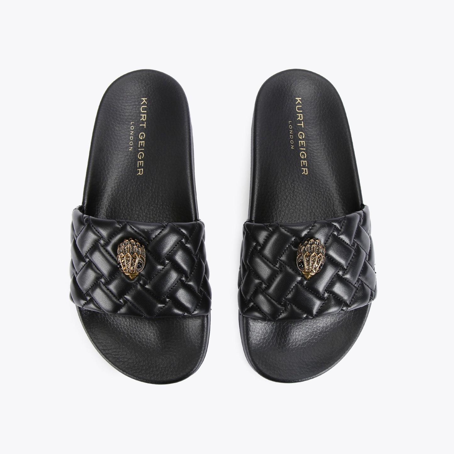 Kurt Geiger London Meena Eagle Slide - Black - view 3