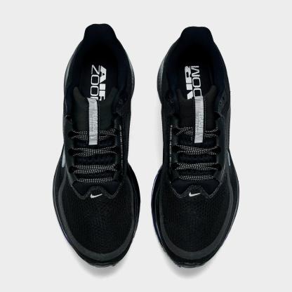 Men's Nike Pegasus Premium Running Shoes - Black/Metallic Silver/Black