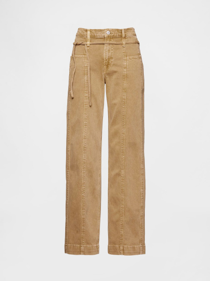 Low Rise Drawcord '90s Loose Jeans - Mojave tan