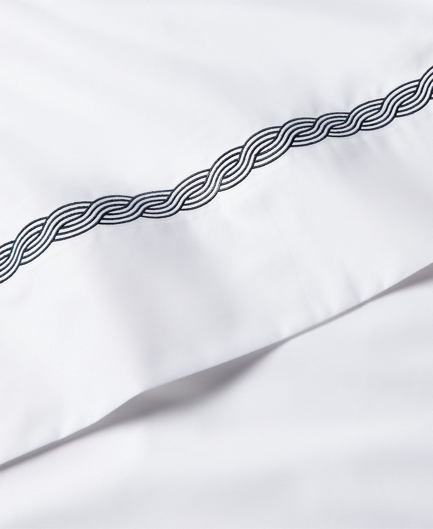 Lauren Ralph Lauren Spencer Cable Embroidery 4-Pc. Sheet Set, Queen - Navy