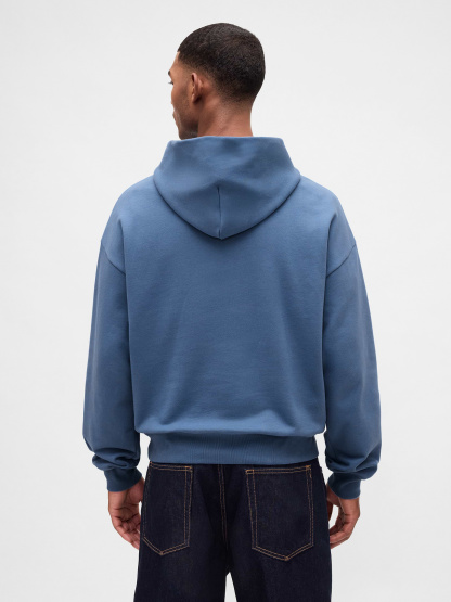 Adult Heavyweight Oversized Hoodie - soft corn flower