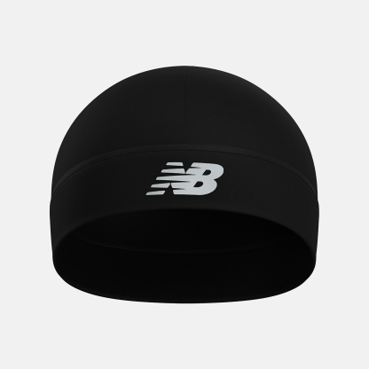 New Balance Fitted Skull Cap, LAH53021BK