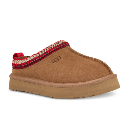 UGG® Kids Tazz Slip-On Clog Slippers - Chestnut