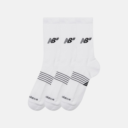 New Balance Active Numeric Crew Socks 3 Pack, AC0048UWT