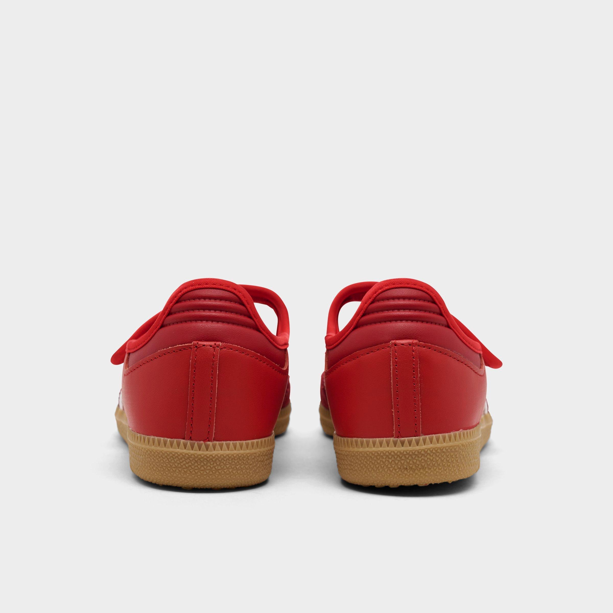 Women's adidas Originals Samba Jane Casual Shoes - Part 2 - Better Scarlet/Team Victory Red/Gum - Back view