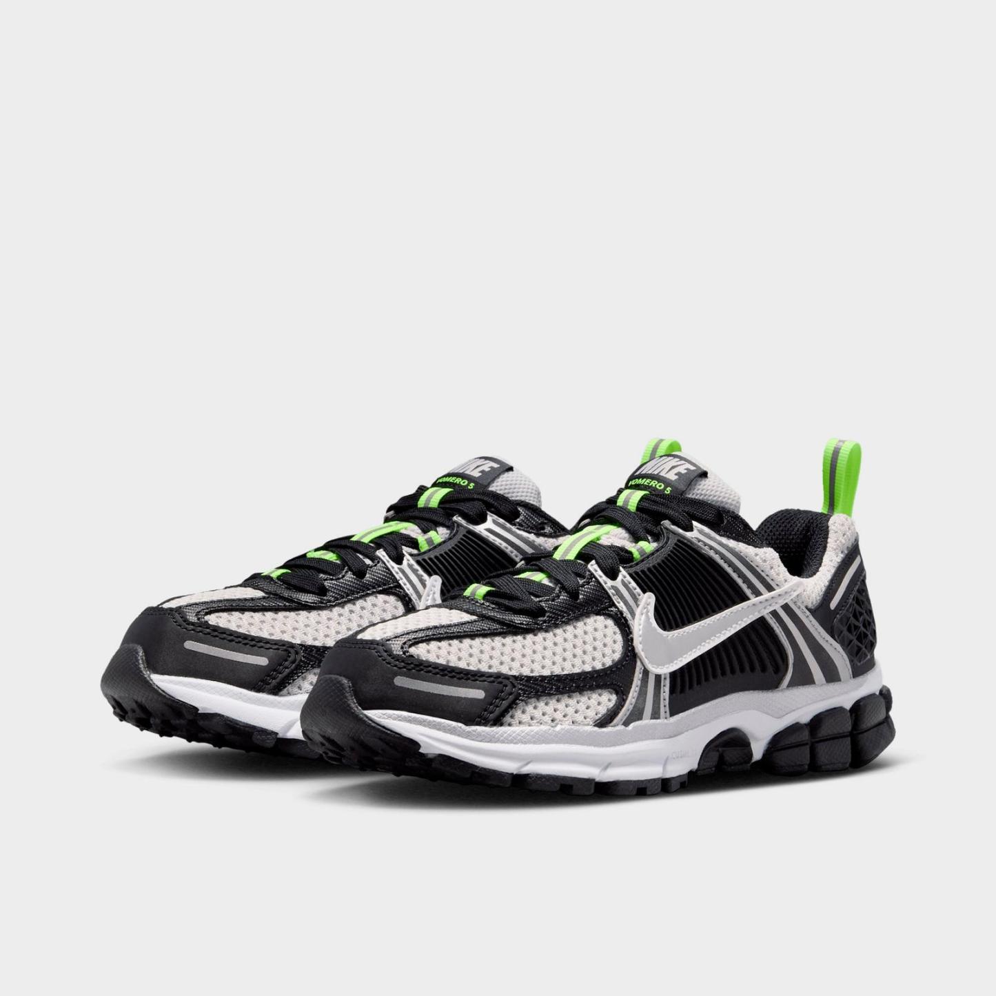Big Kids' Nike Vomero 5 Casual Shoes - Black/Photon Dust/Volt Ice/Metallic Silver