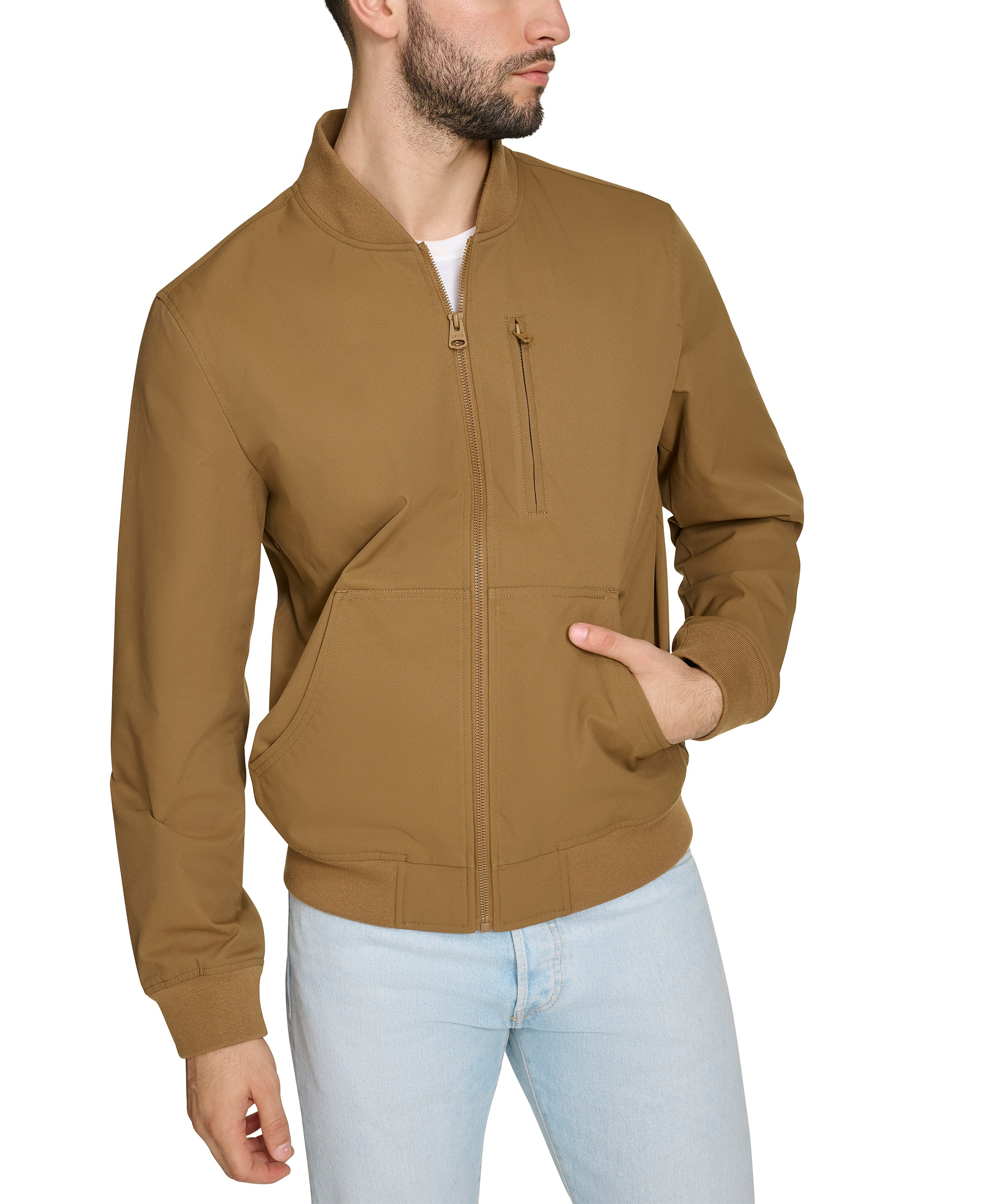 Levi's Men's Military Bomber Jacket - Brown