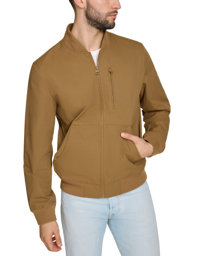 Levi's Men's Military Bomber Jacket - Brown