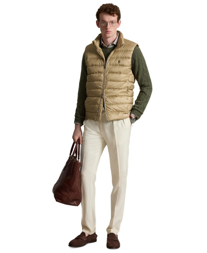 Polo Ralph Lauren Men's The Colden Packable Down Vest - RL Khaki