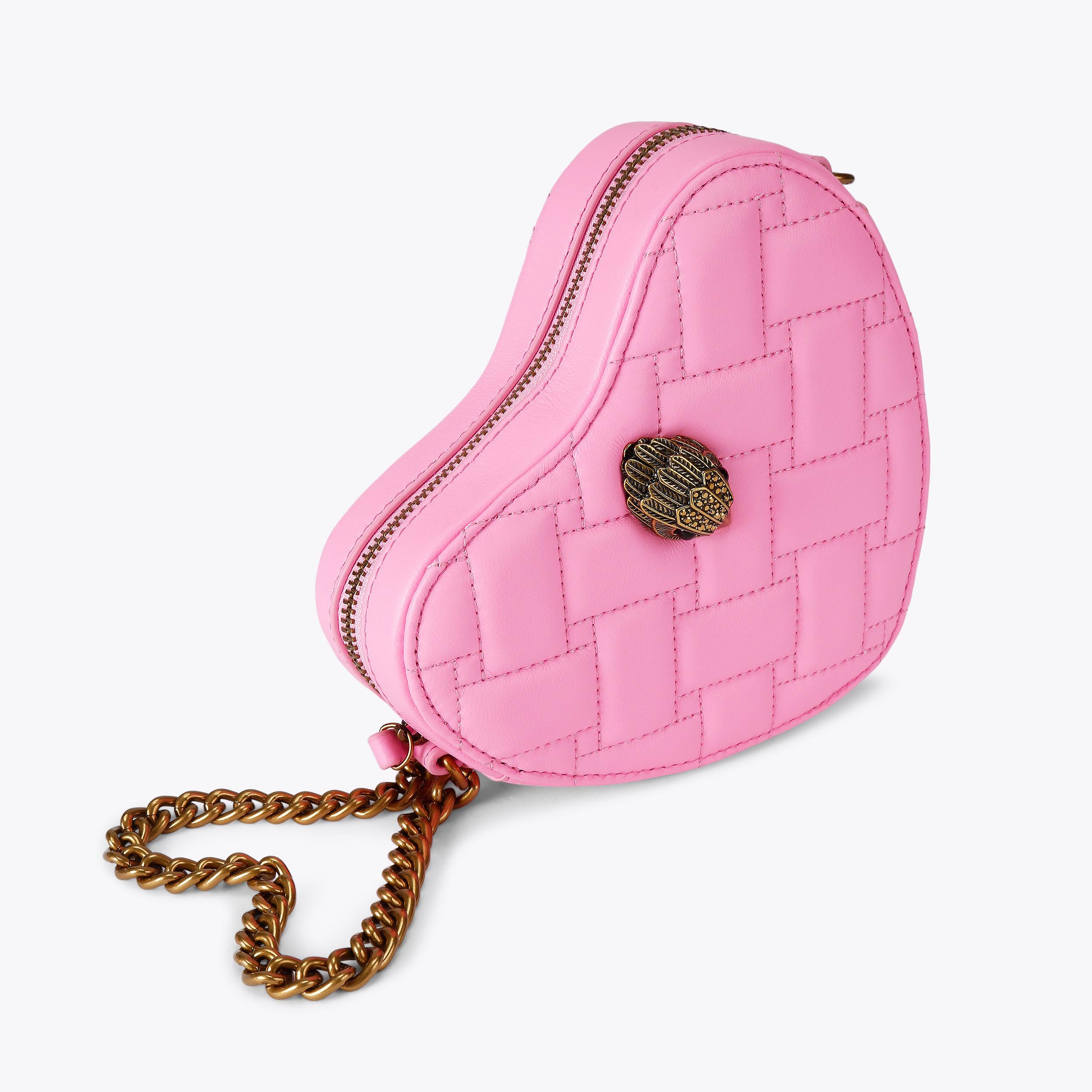 Kurt Geiger London Kensington Heart Cross Body Bag - Pink - view 6