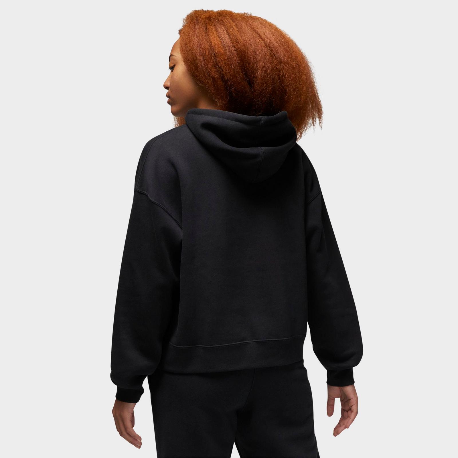 Women's Jordan Brooklyn Fleece Hoodie - Black/White - view 3