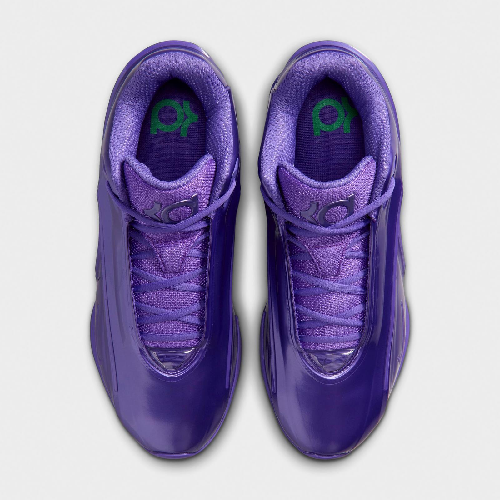 Men's Nike KD 19 Basketball Shoes - Field Purple/University Gold/Stadium Green