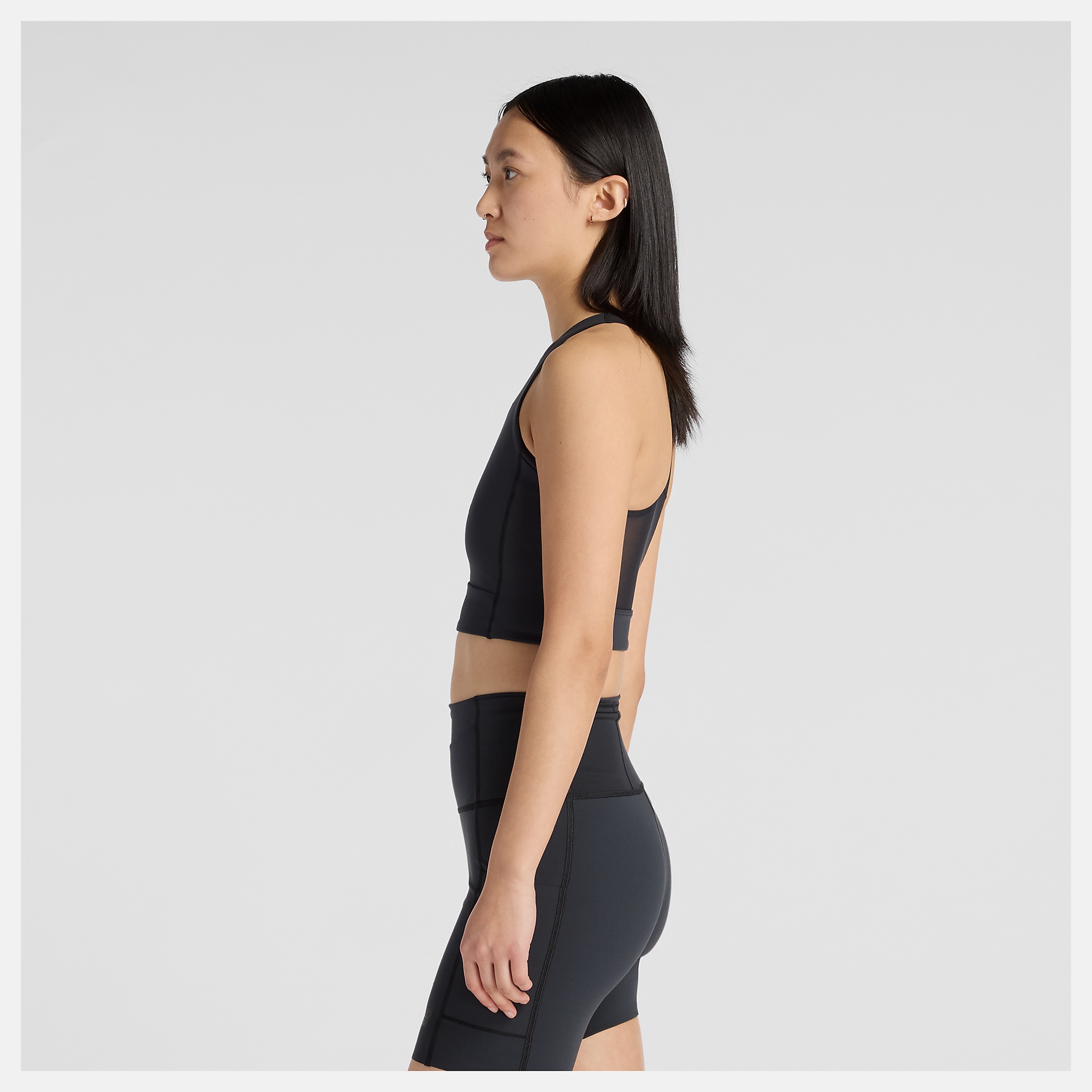 New Balance RC Elite Storage Crop Tank, WT61P7F8BK
