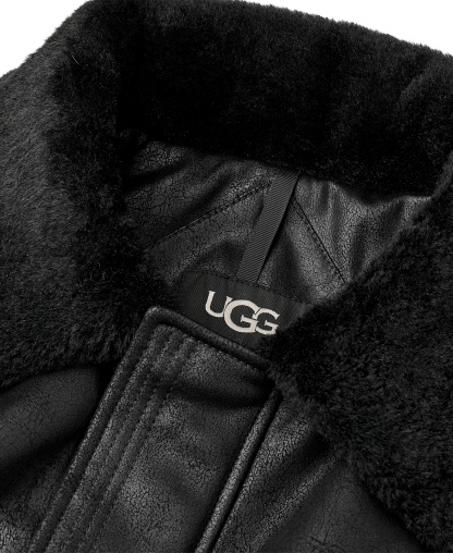 UGG® Men's Thayden Luxefluff Fleece Lined Jacket - Black