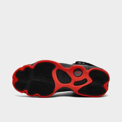 Big Kids' Jordan 6 Rings Basketball Shoes - Black/Black/Infrared 23 - view 6