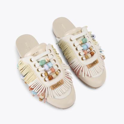 Kurt Geiger London Islington P Fringe Mule - Beige - view 3