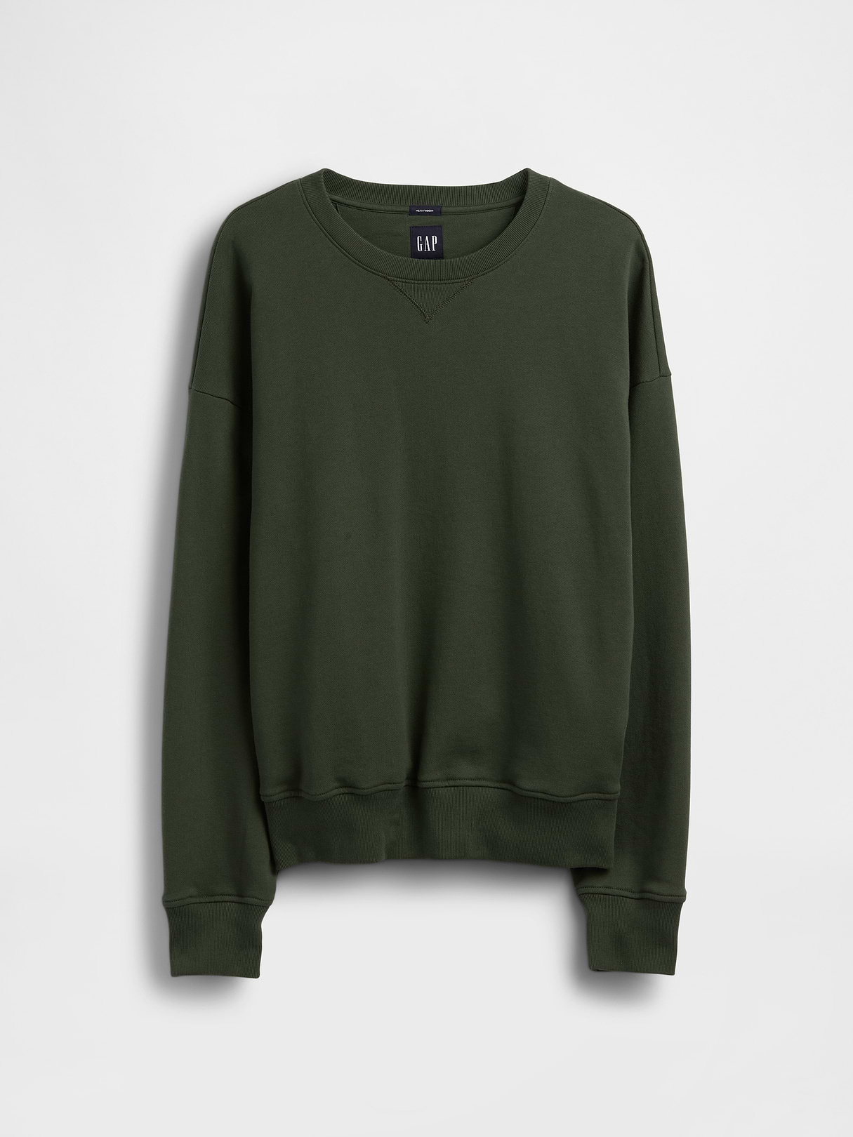 Adult Heavyweight French Terry Oversized Sweatshirt - DEEP DEPTHS GREEN