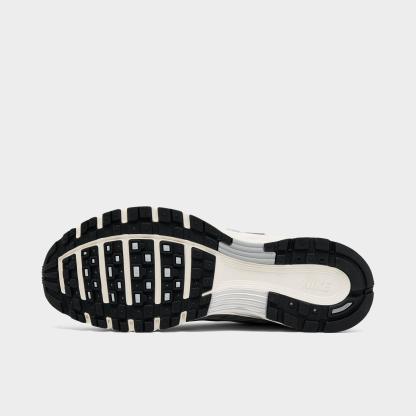 Men's Nithtke P-6000 Casual Shoes - Part 1 - White/Metallic Silver/Flat Silver/Black - Bottom view