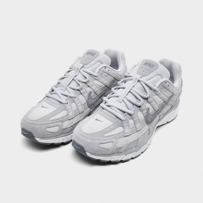 Men's Nithtke P-6000 SE Casual Shoes - Pure Platinum/Wolf Grey/Summit White/Cool Grey - Both shoes facing left