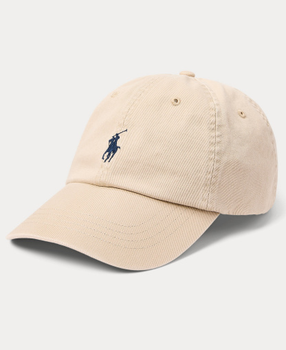 Polo Ralph Lauren Women's The Iconic Cotton Chino Ball Cap - Nubuck/relay Blue