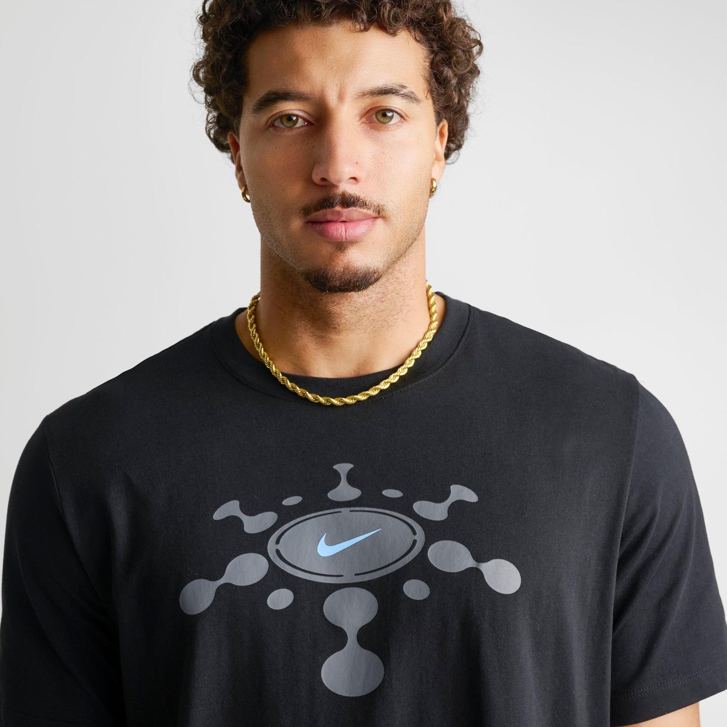 Men's Nithtke Club Node Graphic T-Shirt - Black/Light Smoke Grey