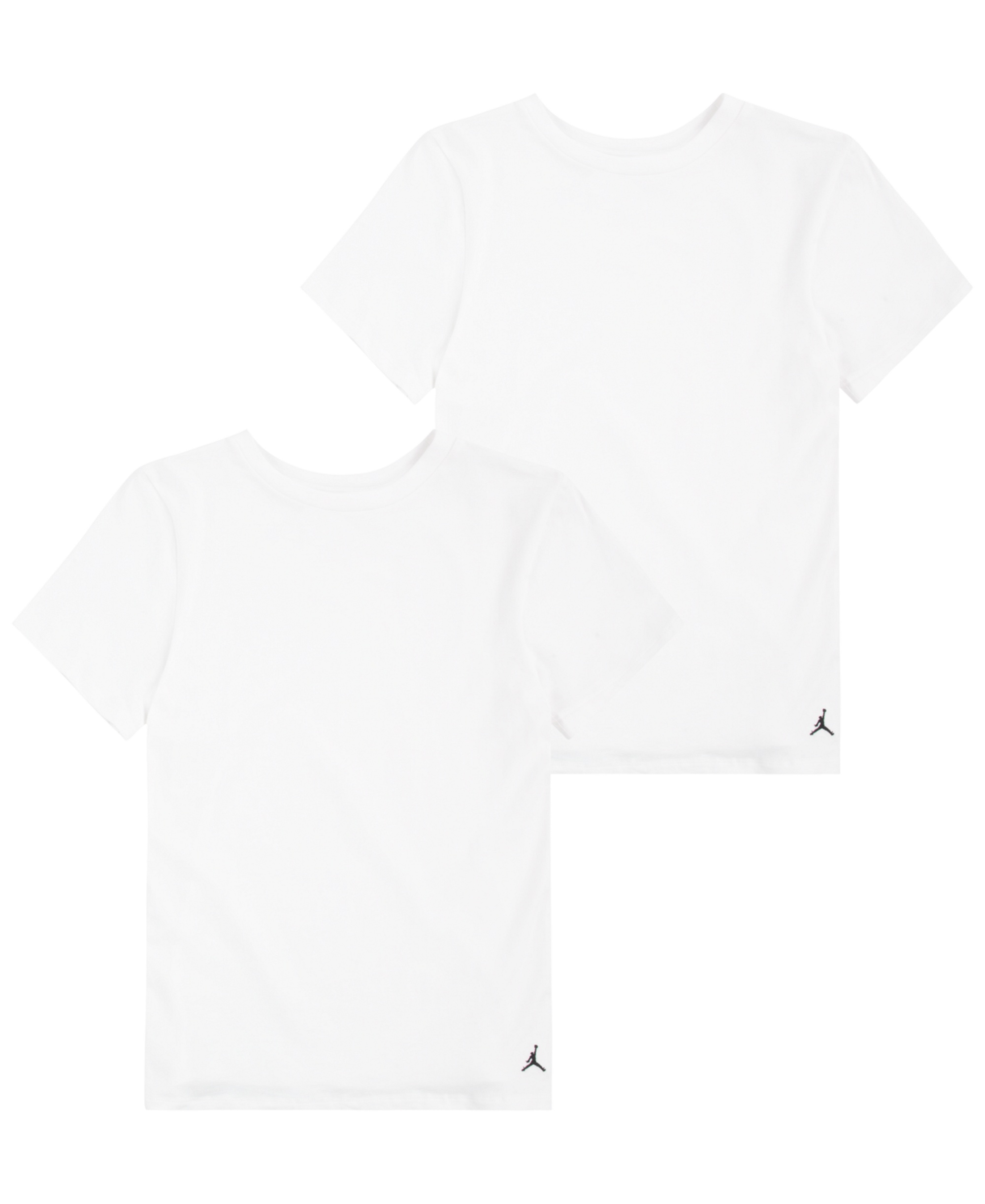 Jordan Boys' 8-20 Flight Base T-Shirt, 2-Pack - White